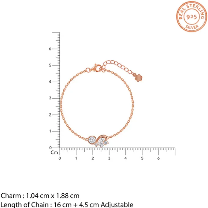 Rose Gold Dancing Queen Bracelet