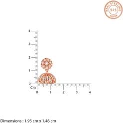 Rose Gold Dhanaulti Jhumki