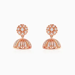 Rose Gold Dhanaulti Jhumki