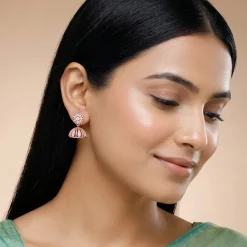 Rose Gold Dhanaulti Jhumki