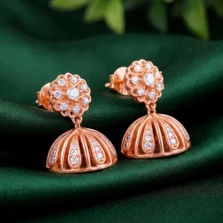 Rose Gold Dhanaulti Jhumki