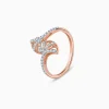 Rose Gold Divine Duet Lab Grown Diamond Ring