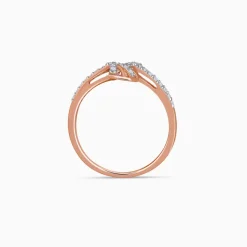 Rose Gold Divine Duet Lab Grown Diamond Ring