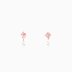 Rose Gold Eachna Earrings