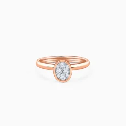 Rose Gold Eclipse Lab Grown Diamond Ring