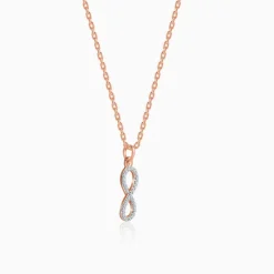 Rose Gold Elara Lab Grown Diamond Pendant