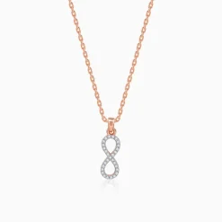 Rose Gold Elara Lab Grown Diamond Pendant