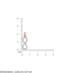 Rose Gold Elara Lab Grown Diamond Pendant