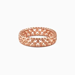 Rose Gold Endless Heart Ring