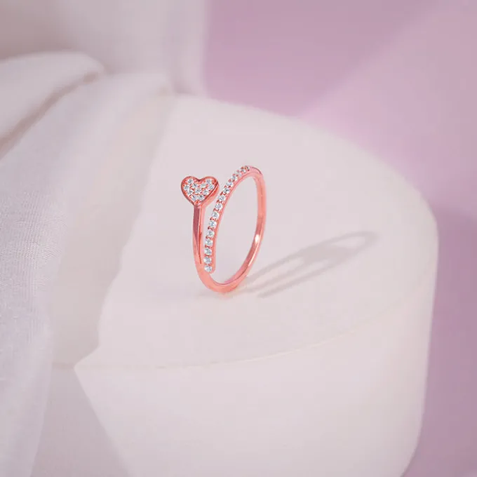 Rose Gold Endless Love Ring