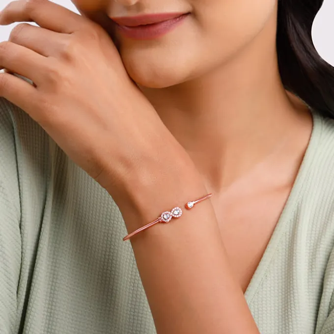 Rose Gold Endless Shenanigans Cuff Bracelet