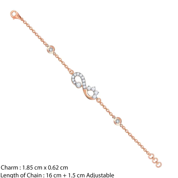 Rose Gold Eterna Diamond Bracelet