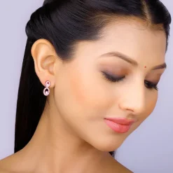 Rose Gold Eternal Love Earrings