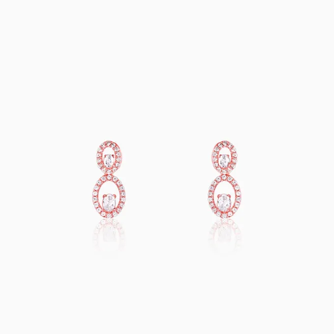 Rose Gold Eternal Love Earrings