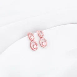 Rose Gold Eternal Love Earrings