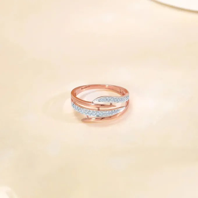 Rose Gold Ethereal Enigma Lab Grown Diamond Ring