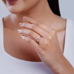 Rose Gold Ethereal Enigma Lab Grown Diamond Ring