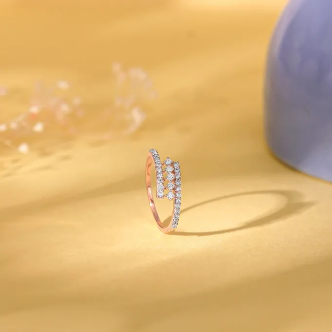 Rose Gold Everlasting Diamond Ring