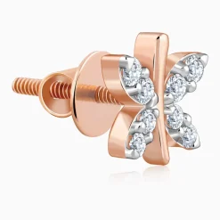 Rose Gold Evolve Lab Grown Diamond Stud Earrings