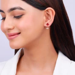 Rose Gold Falling For You Earrings