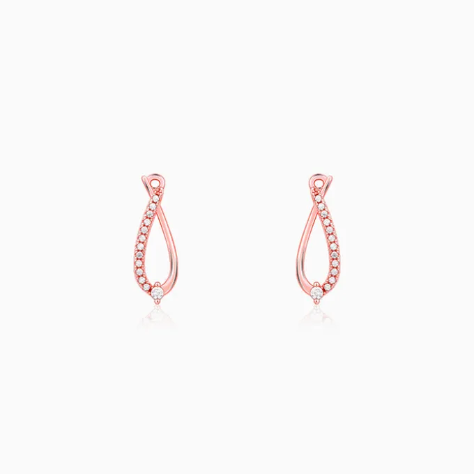 Rose Gold Fashionista Earrings