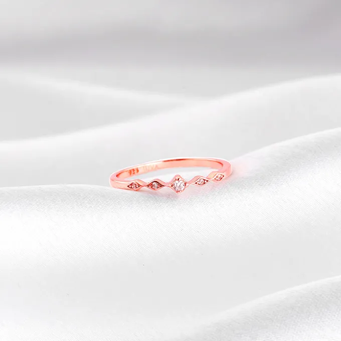 Rose Gold Flamme Ring