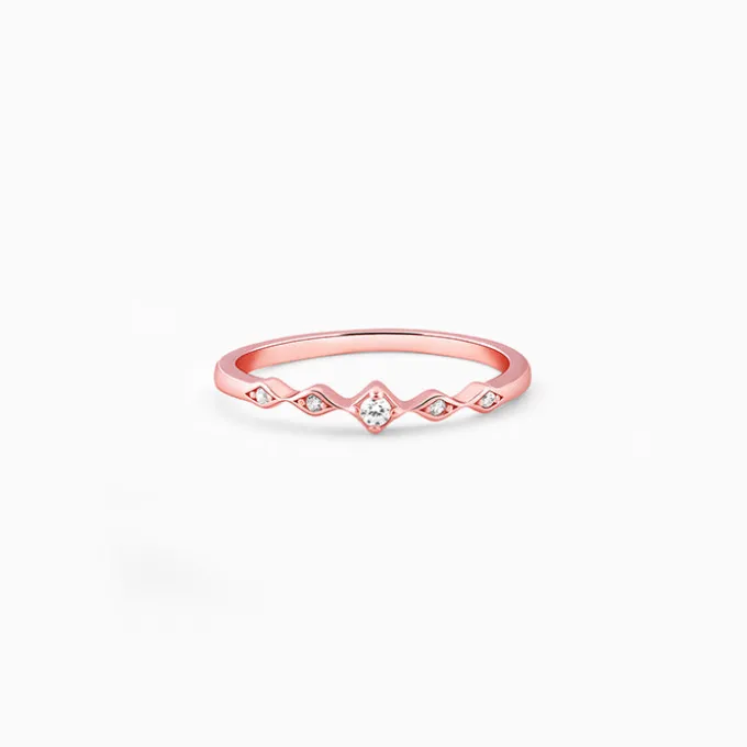 Rose Gold Flamme Ring