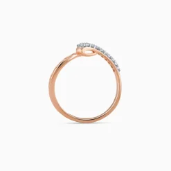 Rose Gold Flicker Diamond Ring
