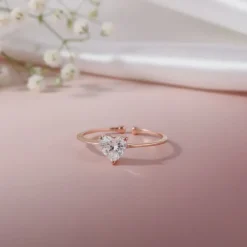 Rose Gold Flirty Heart Ring