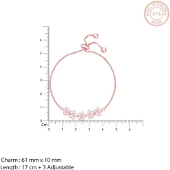 Rose Gold Floral Branch Set