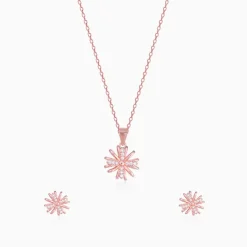 Rose Gold Floral Dreams Set