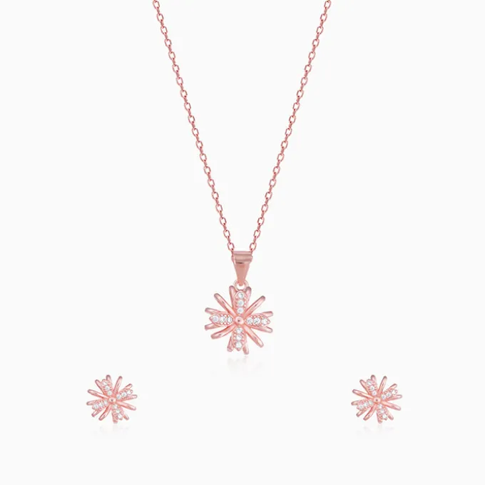 Rose Gold Floral Dreams Set