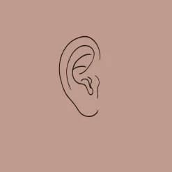Rose Gold Floral Ear Piercings Set