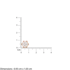 Rose Gold Floral Joy Lab Grown Diamond Studs