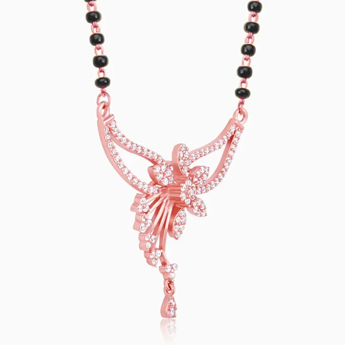Rose Gold Floral Love Bond Mangalsutra