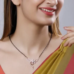 Rose Gold Floral Love Bond Mangalsutra
