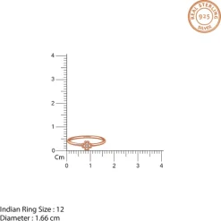 Rose Gold Floral Vows Ring