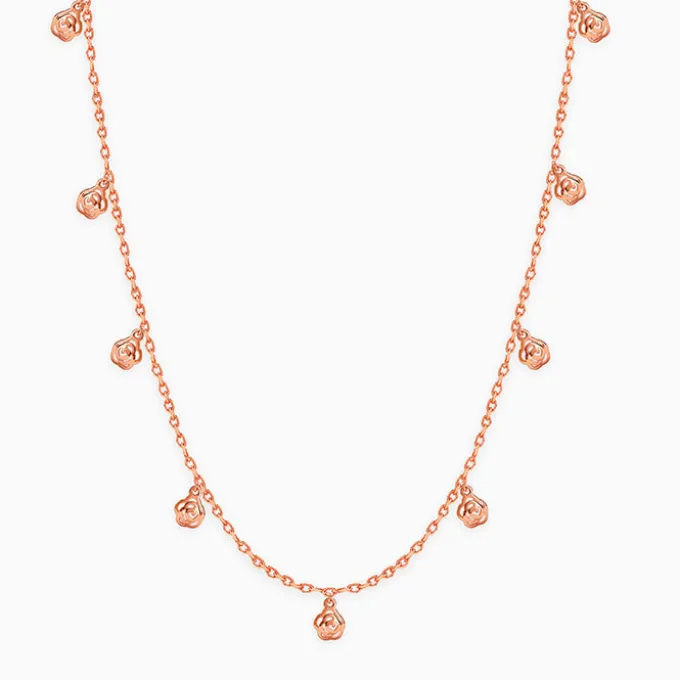 Rose Gold Floral Waist Chain