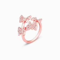 Rose Gold Fluttering Ring