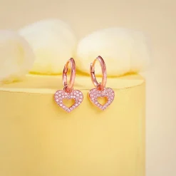 Rose Gold Forever Beat Kids Earrings