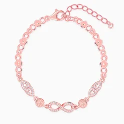 Rose Gold Forever Infinity Love Bracelet