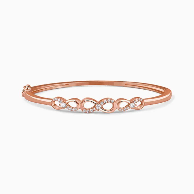 Rose Gold Foreverloop Cuff Bracelet (Size 2.6)