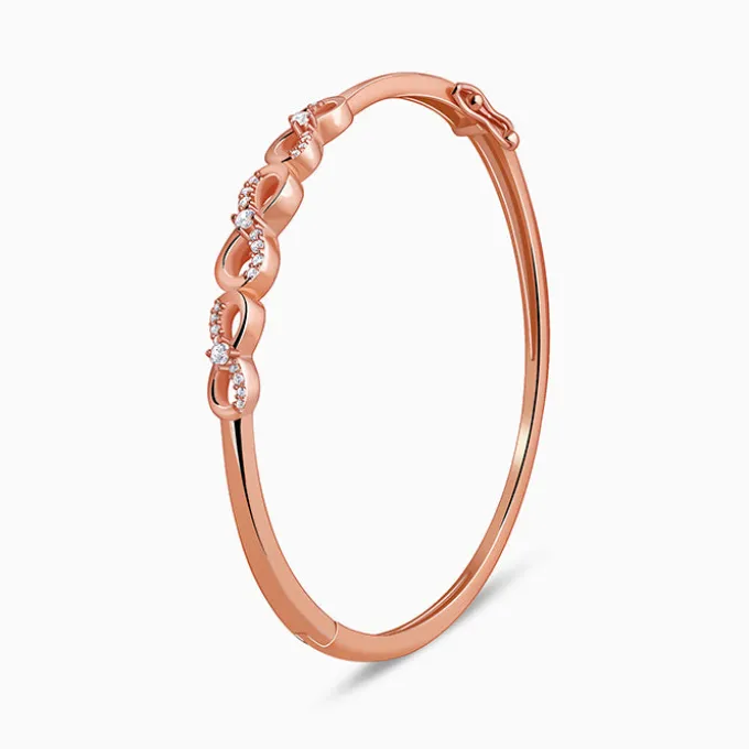 Rose Gold Foreverloop Cuff Bracelet (Size 2.6)