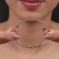 Rose Gold Foreverloop Cuff Bracelet (Size 2.6)