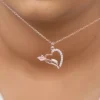 Rose Gold Forevermore Pendant With Link Chain