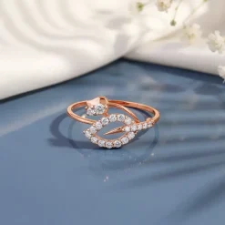 Rose Gold Garden Blush Lab Grown Diamond Ring (Size 12)