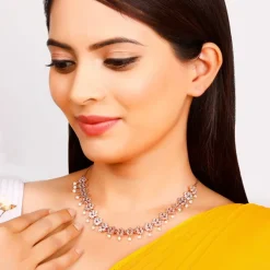 Rose Gold Gleam of Glamour Necklace