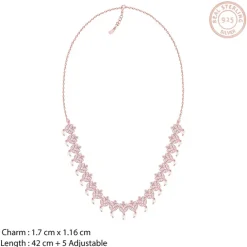 Rose Gold Gleam of Glamour Necklace