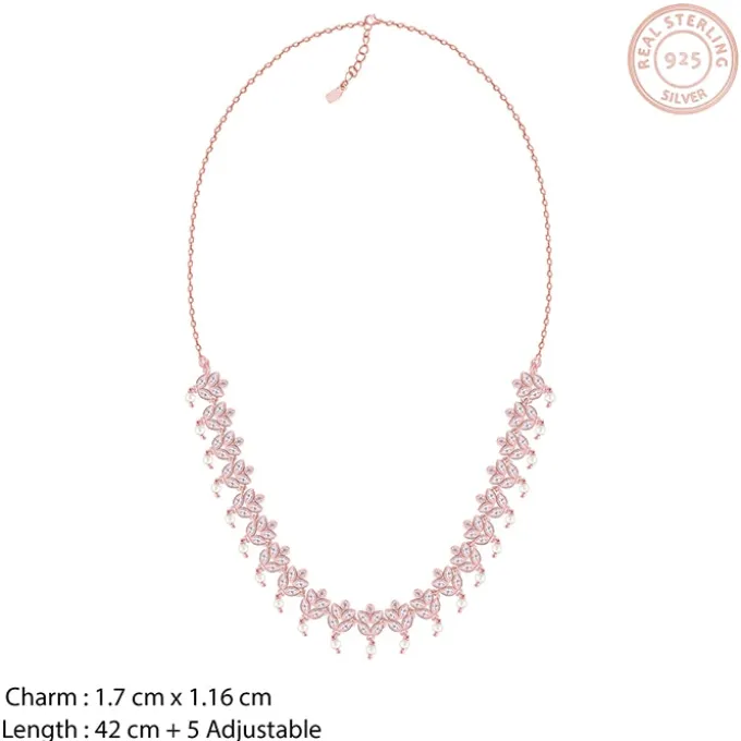 Rose Gold Gleam of Glamour Necklace