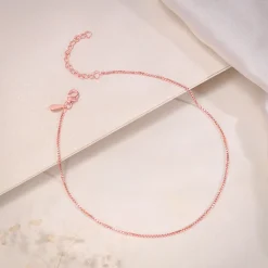 Rose Gold Glint Anklet